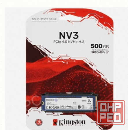 Твердотельный Накопитель Ssd m.2 Nvme Kingston nv3 500gb [snv3s/500g] - арт:4789 Макеевка - изображение 1