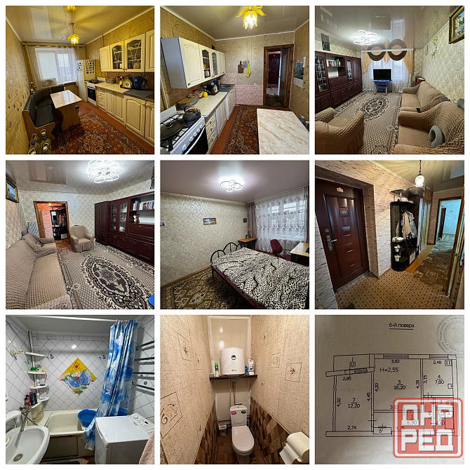 2-х комнатная квартира м-н Солнечный c мебелью и техникой Макеевка - изображение 1