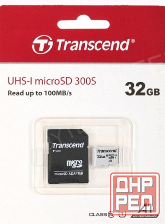Карта Памяти 32gb Transcend ts32gusd300s-a Microsdhc Class 10 u1 300s + Адаптер - арт:3515 Макеевка - изображение 3