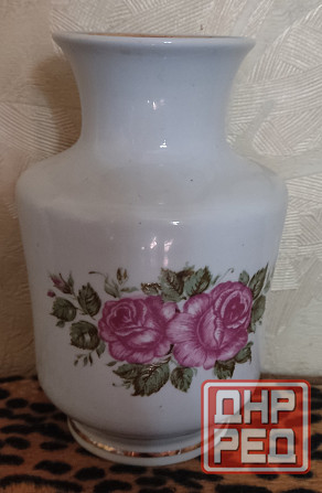 ваза для цветов 20 см Витаж 1975-1984 годы Донецк - изображение 1