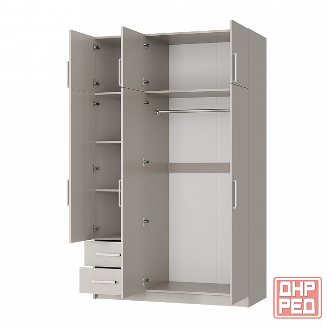 Шкаф 3х ств с ящиками Донецк - изображение 3