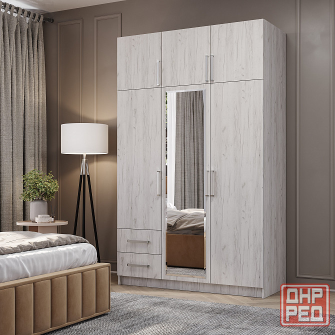 Шкаф 3х ств с ящиками Донецк - изображение 1