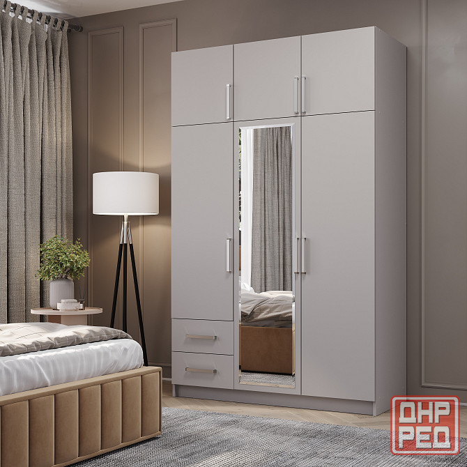 Шкаф 3х ств с ящиками Донецк - изображение 2