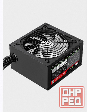 Блок Питания Atx Zircon Gti-600 80+ (черный 600w 20+4pin 4+4pin 2*6+2pin 6*sata 3*molex в - арт:1160 Макеевка - изображение 2