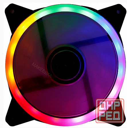 Вентилятор Digma Dfan-frgb3 120x120x25mm 3-pin 4-pin (molex)23db 135gr Led Ret - арт:7381 Макеевка - изображение 1