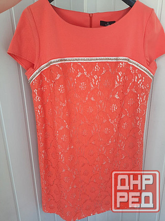 Платье оранжевое 46 р Донецк - изображение 1