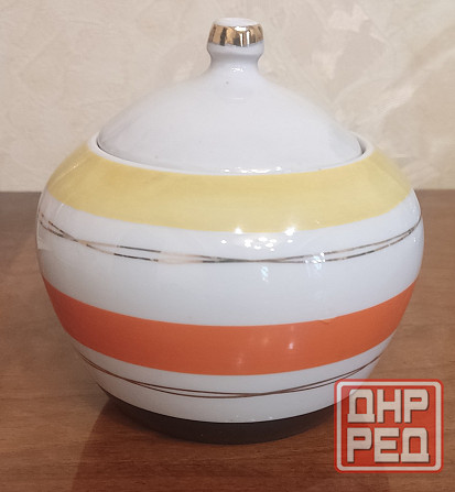 сахарница фарфоровая винтаж 70-х годов Барановский фз Донецк - изображение 1