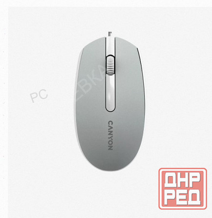 Мышь Canyon m-10, Темно-серый (cne-cms10dg) Оптический, 1000 Dpi, Usb, Проводная - арт:3408 Макеевка - изображение 1