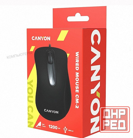 Мышь Canyon Cne-cms2 Black Usb - арт:7478 Макеевка - изображение 1