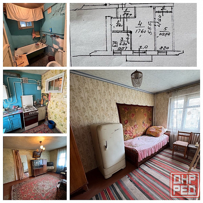 Продается 2-х комнатная квартира м-н Центральный торг Макеевка - изображение 1