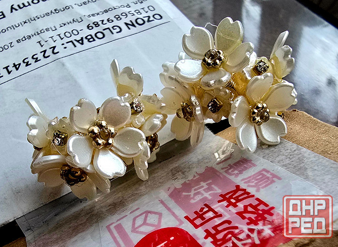 Абсолютно новые красивые серьги Донецк - изображение 7