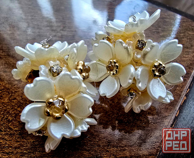 Абсолютно новые красивые серьги Донецк - изображение 4