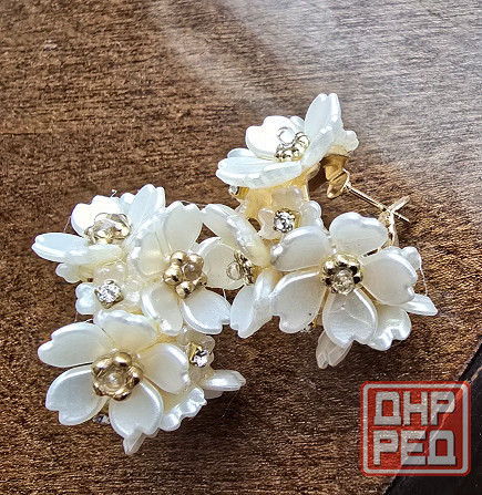 Абсолютно новые красивые серьги Донецк - изображение 6