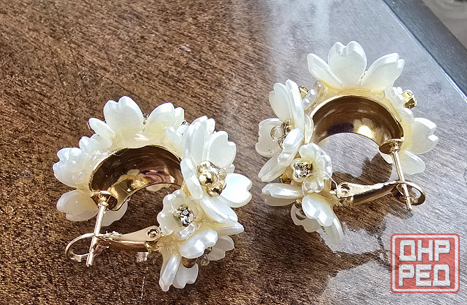 Абсолютно новые красивые серьги Донецк - изображение 5