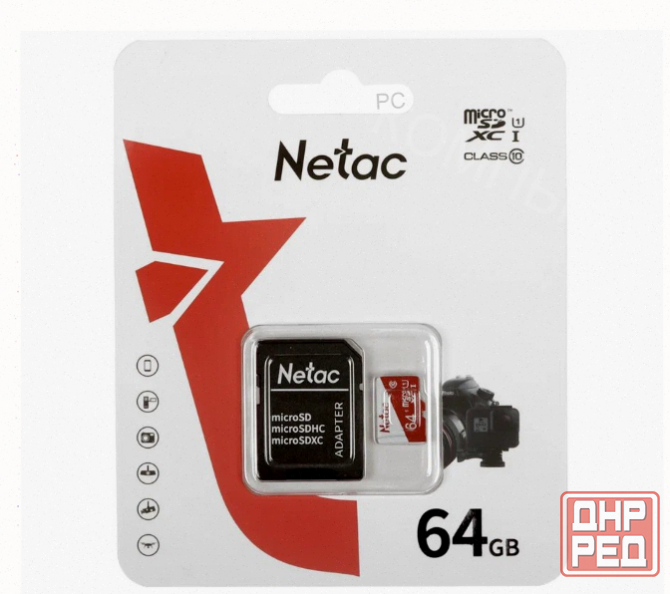 Карта Памяти Netac p500 Eco, Microsdxc, 64 гб, Class 10, Uhs-i u1, Адаптер на sd (nt02p50 - арт:1999 Макеевка - изображение 3