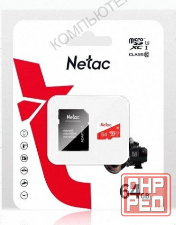 Карта Памяти Netac p500 Eco, Microsdxc, 64 гб, Class 10, Uhs-i u1, Адаптер на sd (nt02p50 - арт:1999 Макеевка - изображение 2