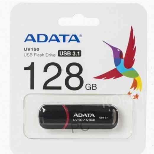 Usb-флешка a-data Auv150-128g-rbk 128gb uv150, Usb 3.0, Черный - арт:6458 Макеевка