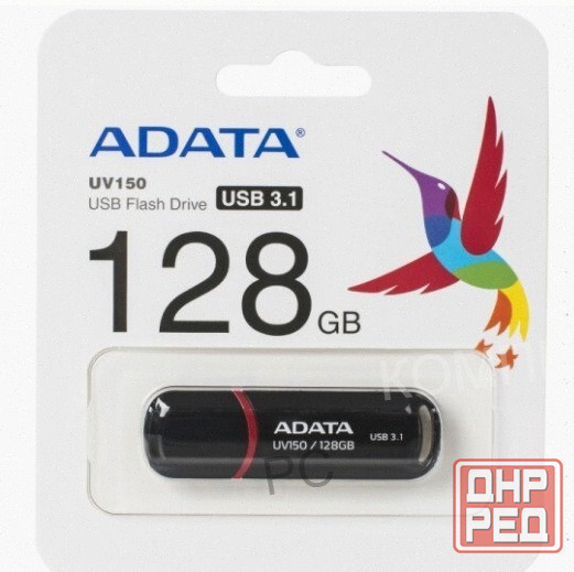 Usb-флешка a-data Auv150-128g-rbk 128gb uv150, Usb 3.0, Черный - арт:6458 Макеевка - изображение 2