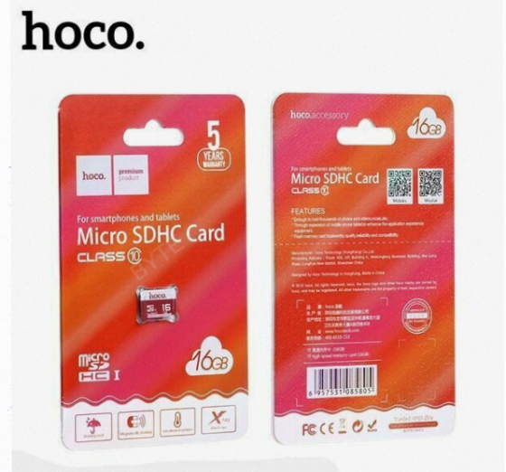 Карта Памяти Micro Sdhc 16gb, Hoco tf High Speed Memory Card Class 10 Для Телефона и План - арт:8177 Макеевка