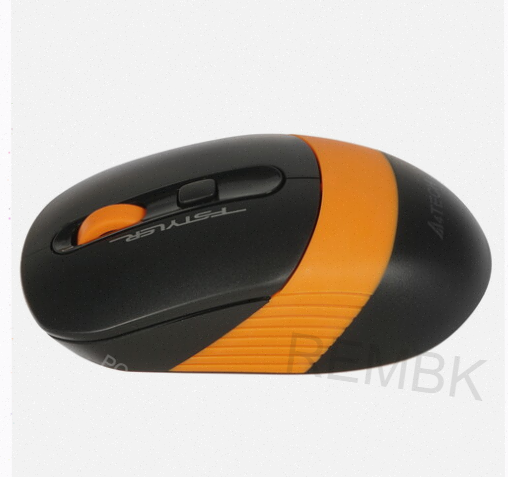 Мышь Беспроводная a4tech Fstyler fg10s [1204066] Черный/оранжевый - арт:3980 Макеевка