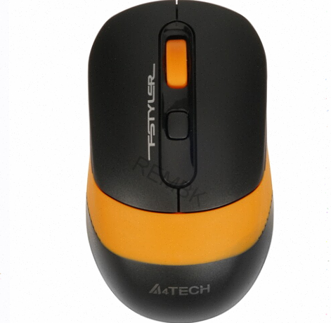 Мышь Беспроводная a4tech Fstyler fg10s [1204066] Черный/оранжевый - арт:3980 Макеевка