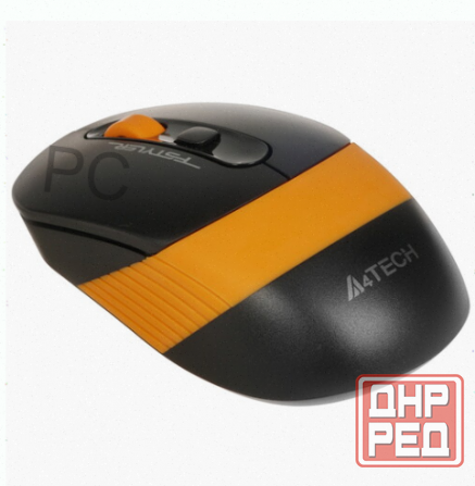 Мышь Беспроводная a4tech Fstyler fg10s [1204066] Черный/оранжевый - арт:3980 Макеевка - изображение 2