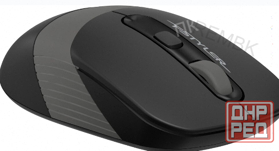 A-4tech Мышь Fstyler fg10s Черный/серый Оптическая (2000dpi) Беспроводная Usb [1204030] - арт:9055 Макеевка - изображение 3