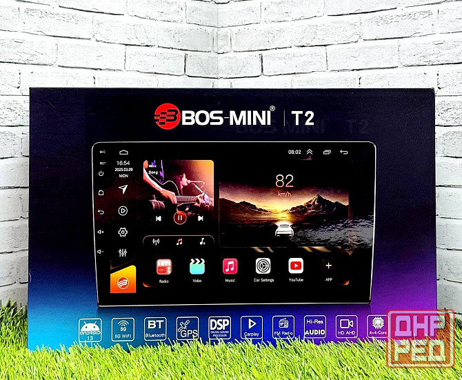 магнитола Bos-Mini T2 4+64G Макеевка - изображение 1