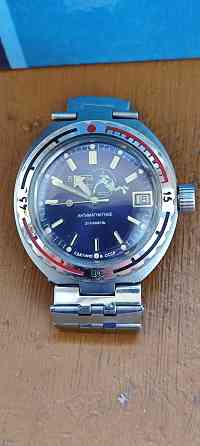 Часы Амфибия Восток 21 камень. ссср. Донецк