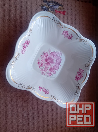 Набор салатников фарфор ссср Донецк - изображение 2