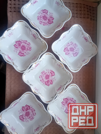 Набор салатников фарфор ссср Донецк - изображение 3