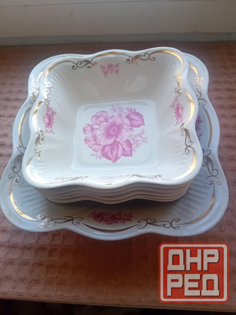 Набор салатников фарфор ссср Донецк - изображение 4