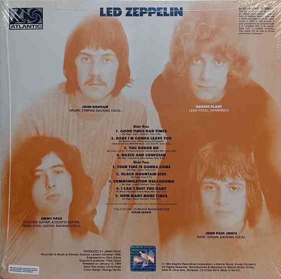 Виниловая пластинка LP Led Zeppelin - Led Zeppelin - Донецк