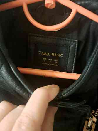 Куртка косуха натуральная кожа ZARA Макеевка