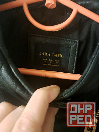 Куртка косуха натуральная кожа ZARA Макеевка - изображение 5