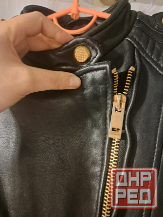 Куртка косуха натуральная кожа ZARA Макеевка - изображение 4