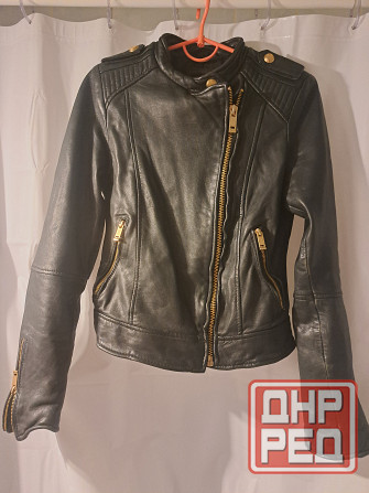 Куртка косуха натуральная кожа ZARA Макеевка - изображение 2
