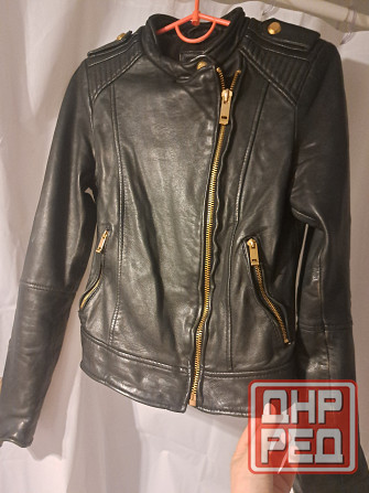 Куртка косуха натуральная кожа ZARA Макеевка - изображение 1