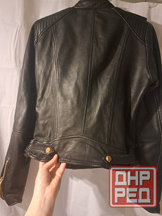 Куртка косуха натуральная кожа ZARA Макеевка - изображение 6