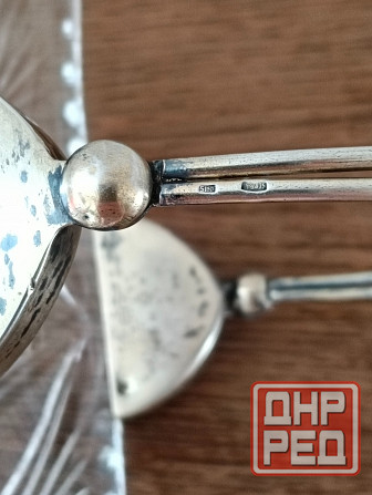 Конфетница, хрусталь с серебряной ручкой Донецк - изображение 4