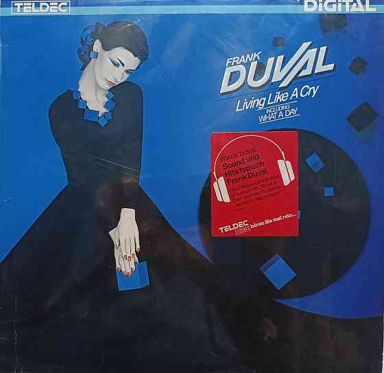 Виниловая пластинка LP "Frank Duval" - Living Like A Cry - Донецк