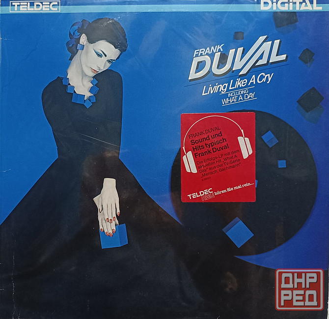Виниловая пластинка LP "Frank Duval" - Living Like A Cry - Донецк - изображение 1