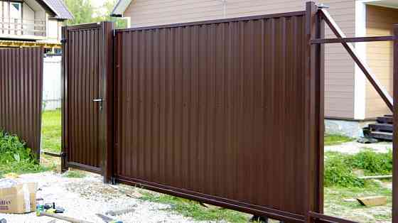 Откатные ворота Донецк Макеевка . Сервис. Комплектующие Донецк