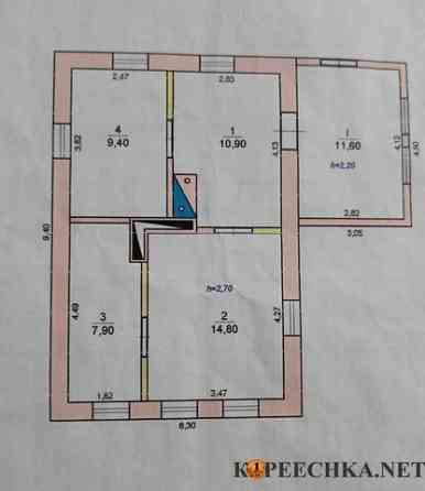 Дом 56кв.м ул.Щорса Комсомольское