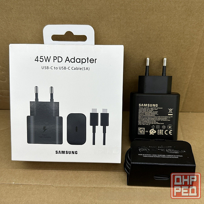 Продам оригинальное зарядное устройство Samsung 45 Вт Донецк - изображение 1