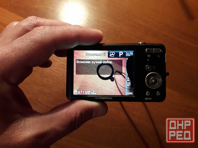 Цифровой фотоаппарат Olympus D700 зарядка USB SD карты 12Mpx Донецк - изображение 3