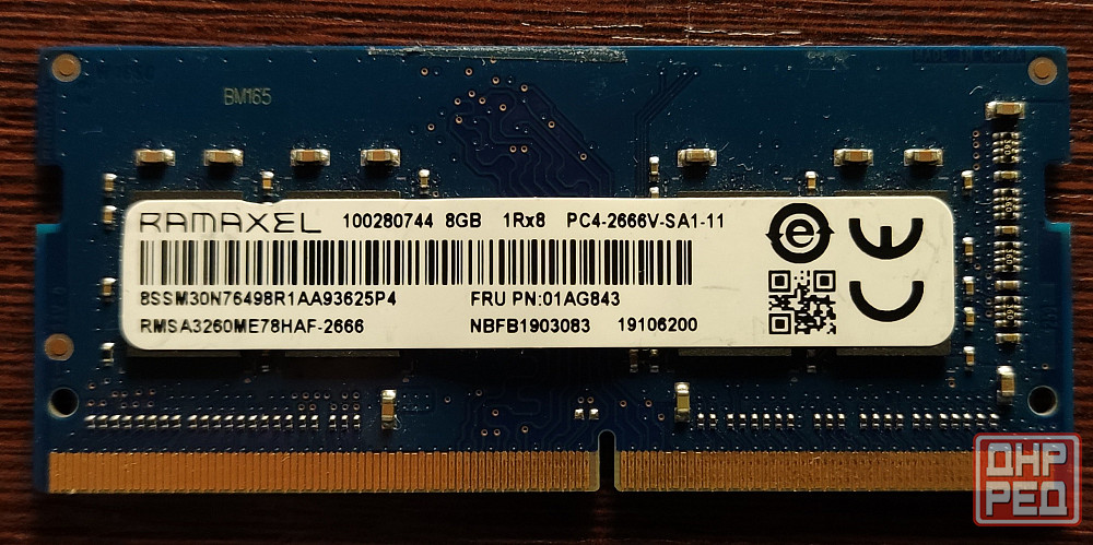 Оперативная память So Dimm DDR4 2666 DDR4 Ramaxel 8Гб 2666MHz Донецк - изображение 1