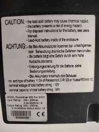 Ибп Powermust 800 pro w/cd Донецк