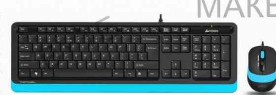 Комплект Клавиатура+мышь a4tech Fstyler f1010 Черный (f1010 Blue) в Макеевке Днр - арт:9953 Макеевка