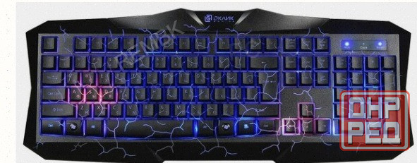 Игровой Комплект Oklick hs-hkm100g Черный 2.2м Мониторы Оголовье hs-hkm100g - арт:2588 Макеевка - изображение 3